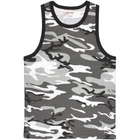 MENS TANK TOP URBAN CAMOUFLAGE L