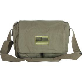 RETRO DEPARTURE SHOULDER BAG W/USA EMBLEM