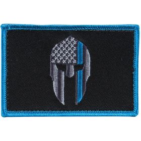 POLICE AND FIRE FLAG PVC PATCH