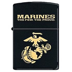 ZIPPO MARINES BRUSH CHROME