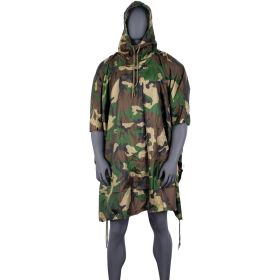 RIPSTOP PONCHO (Option: WOODLAND CAMO)