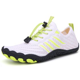 Men's Quick Drying Aqua Shoes For Hiking Surfing Swimming Beach (Color: White)