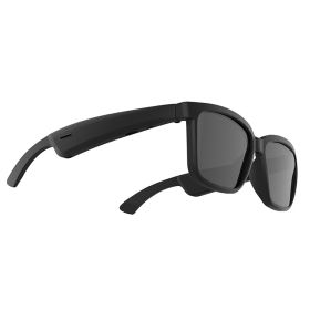 Bluetooth Sunglasses Wireless Audio With Open Ear Technology Make Hands Free Sunglasses Bluetooth Headphone Wireless Mobile Calls (Color: Dark Grey)