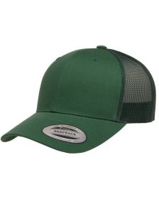 Adult Retro Trucker Cap - CHARCOAL/ BLACK - OS (Color: EVERGREEN)