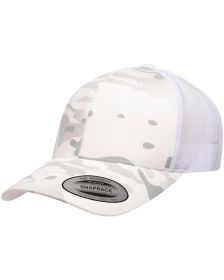 YP Classics® Retro Trucker Multicam® Snapback - MULTICAM - OS (Color: MLTICM ALPNE/ WH)