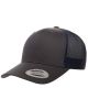 Adult Retro Trucker Cap - CHARCOAL/ BLACK - OS