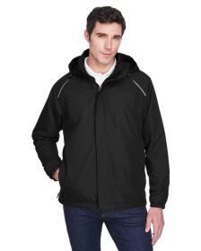 CORE365 88189T Men's Tall Brisk Insulated Jacket (Color: Black)