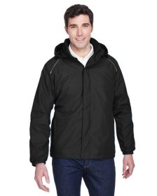 CORE365 88189 Men's Brisk Insulated Jacket (Color: Black)