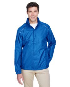 CORE365 88185 Men's Climate Seam-Sealed Lightweight Variegated Ripstop Jacket (Color: TRUE ROYAL)