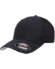 Adult 6-Panel Trucker Cap - BLACK - OS