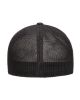 Adult 6-Panel Trucker Cap - BLACK - OS