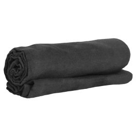 MICROFIBER TOWEL LARGE (Option: BLACK)